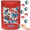 USA Patriotic Gummy Freedom Rings Candy Holiday Treats, 4th of July, Fun and Festive Snacking, Party flavor, Half-Pound